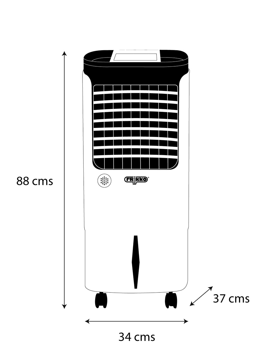 Enfriador evaporativo frío 20 l F1400P-CR 6