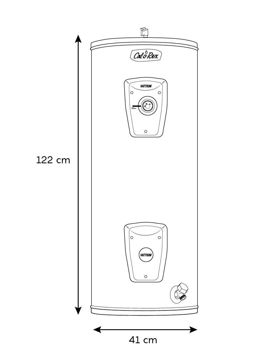 Calentador de depósito VATTIUM E-30 220V 30 L eléctrico 6
