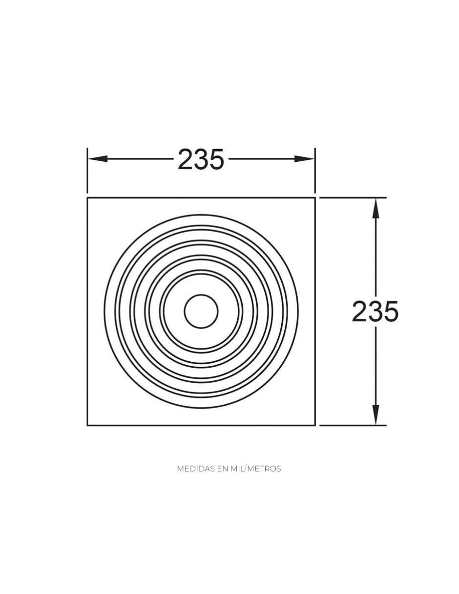 Extractor Cuadrado con Luz 5