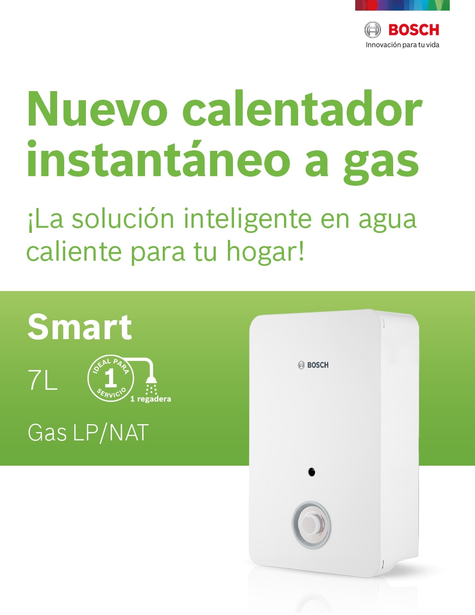 Calentador instantáneo SMART 7 L gas lp 2