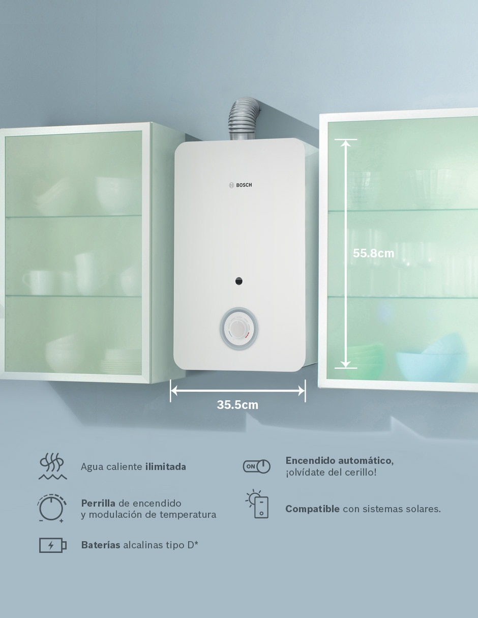 Calentador instantáneo SMART 7 L gas natural 13