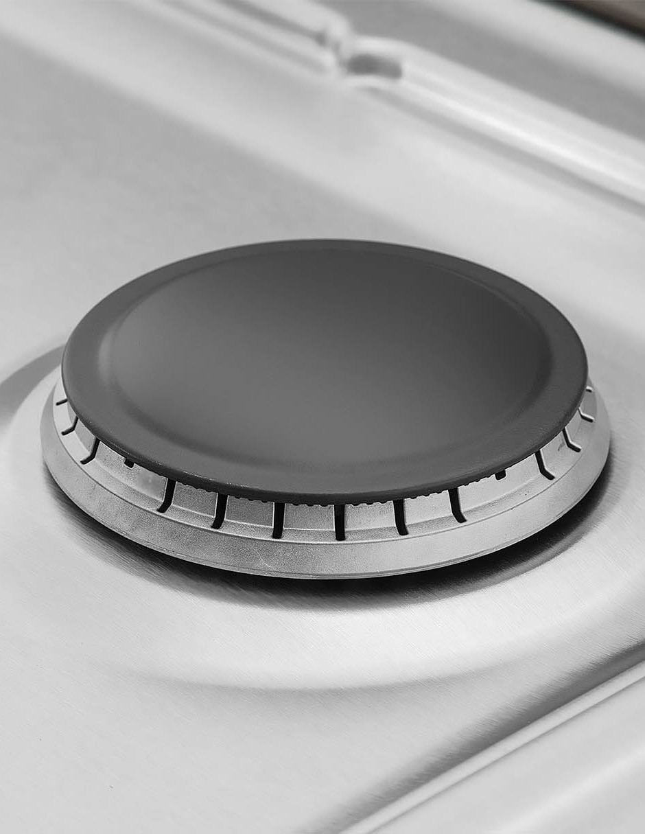 Estufa de piso a Gas LP 50 cm EM5043BFIS1 de 4 quemadores 12