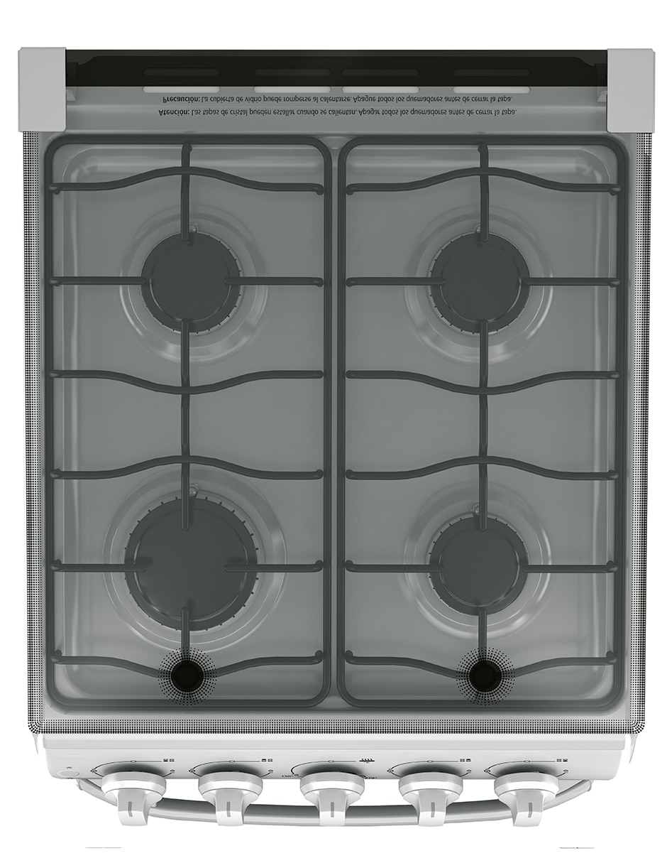Estufa empotrable a Gas LP 51 cm EMC5046CAIS0 de 4 quemadores 4