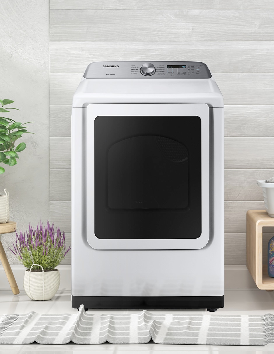 Secadora de gas lp de 24 kg con 10 ciclos DVG24A5370W/AX 5