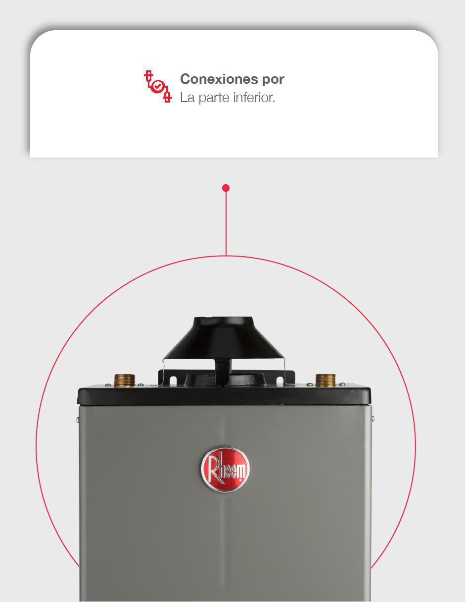 Calentador de paso 600090007 8 L gas natural 4