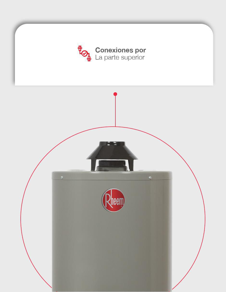 Calentador de depósito 29V10S/572192 38 L gas natural 3