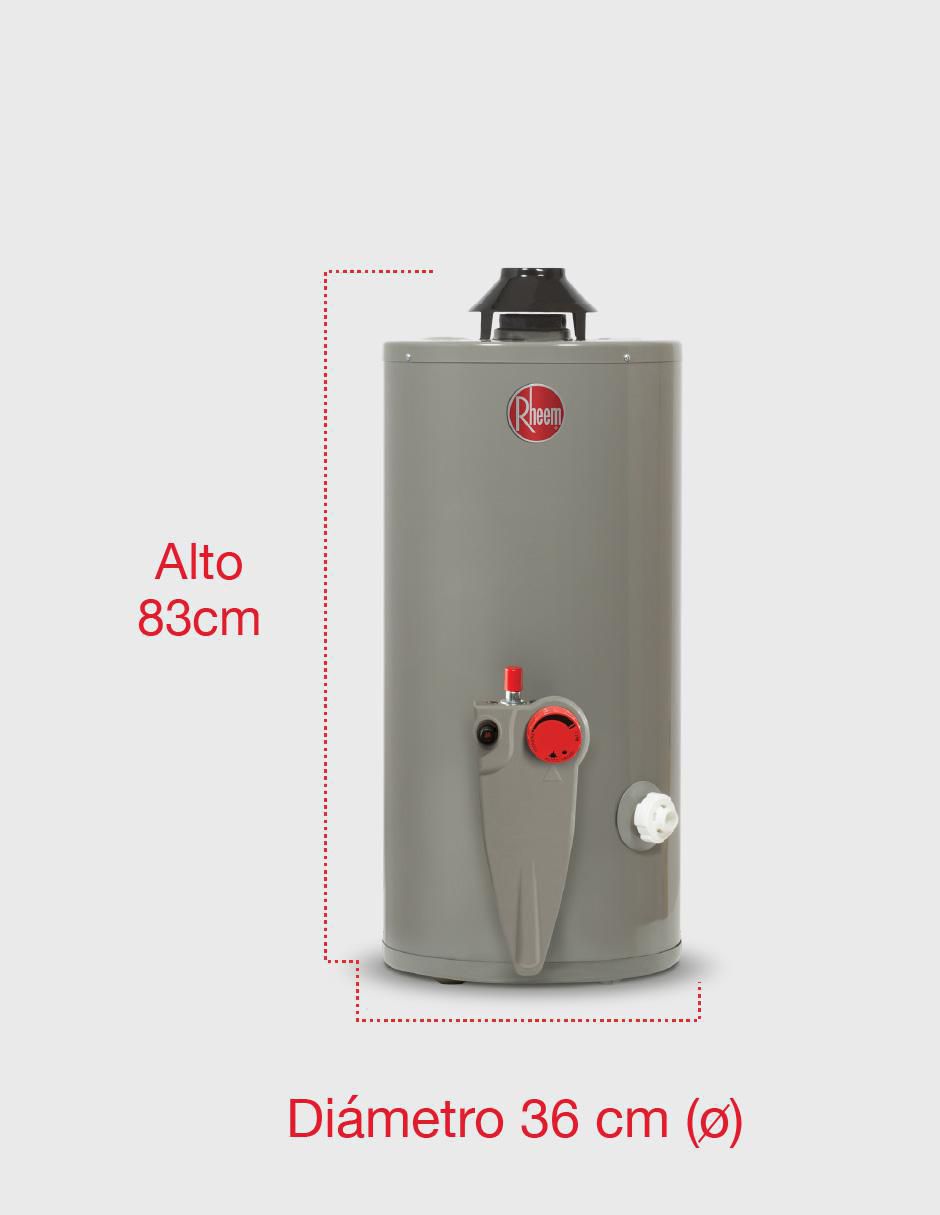 Calentador de depósito 29V10S/572192 38 L gas natural 5