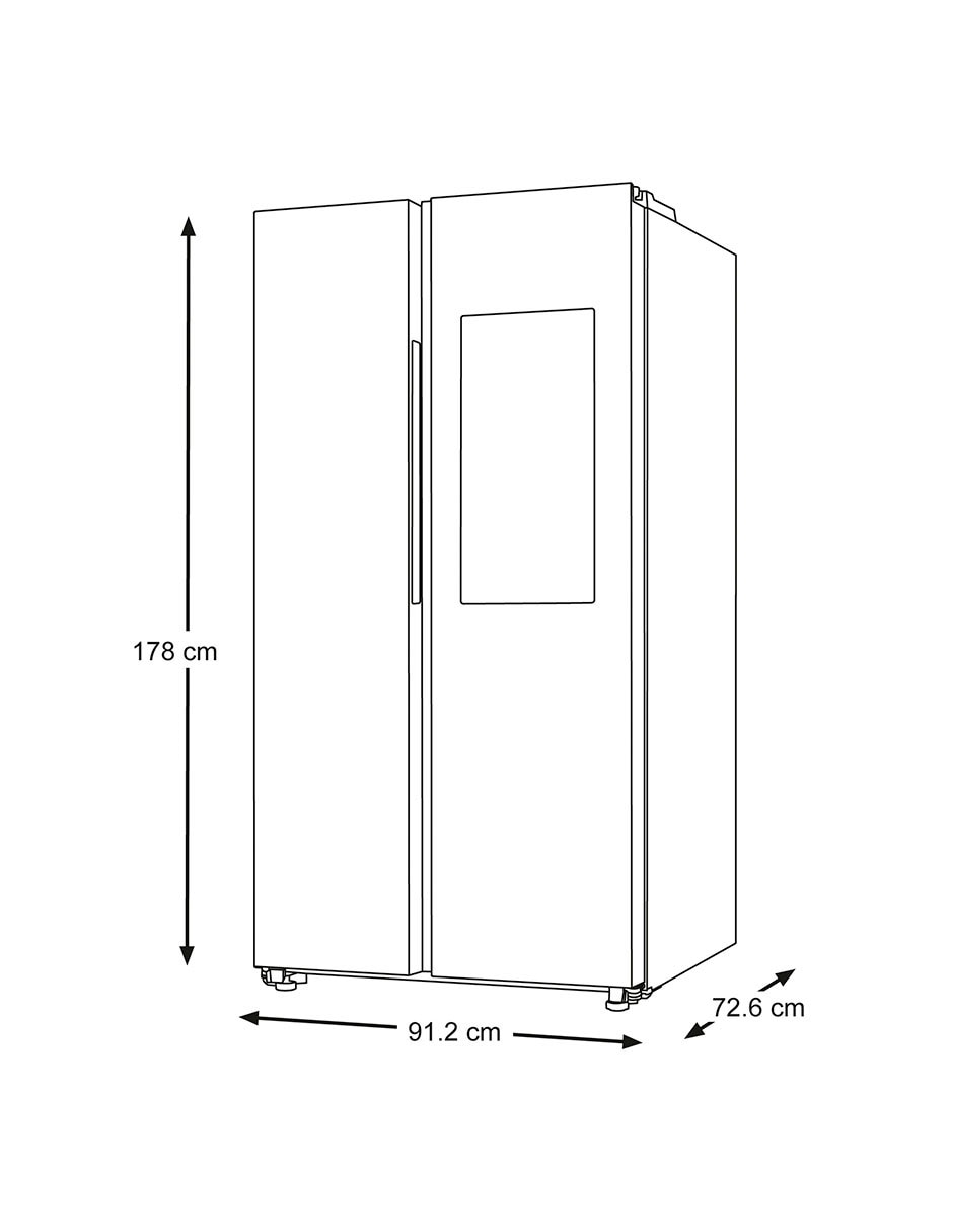 Refrigerador Dúplex 28 pies cúbicos tecnología inverter y tecnología no frost RS28A5F61S9/EM