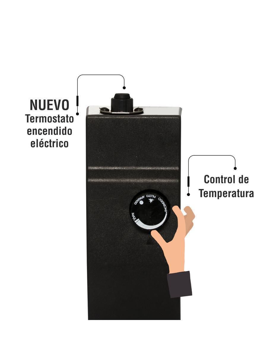 Calentador de depósito KA-DEP-040LP-01 40 L gas lp 4