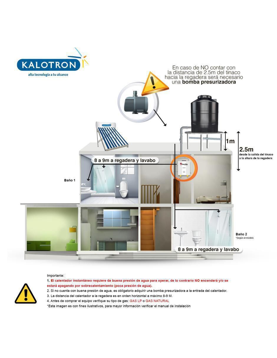 Calentador instantáneo KA-INS-045GN-01 4 L gas natural 5