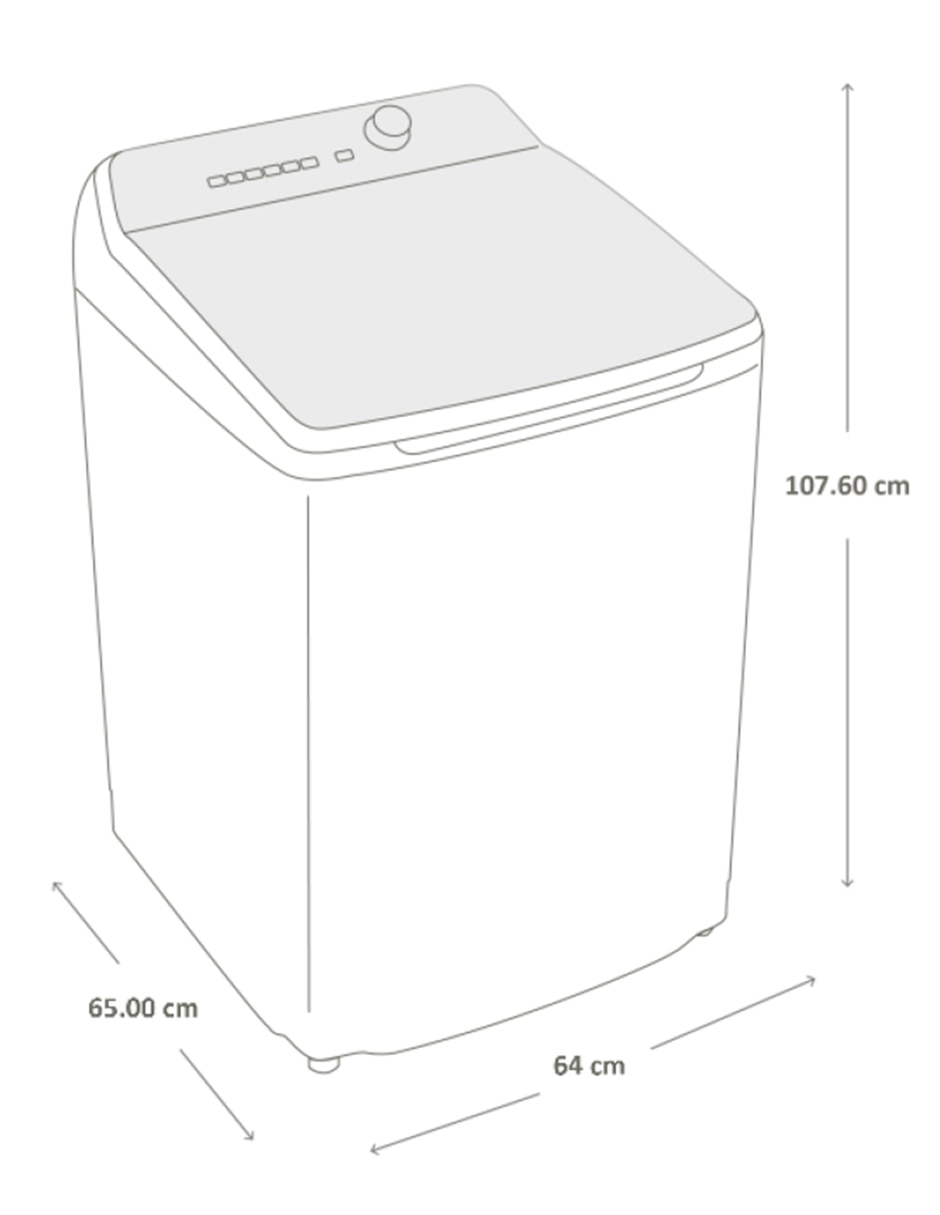 Lavadora 19 kg automática carga superior lha9120wgab0 7