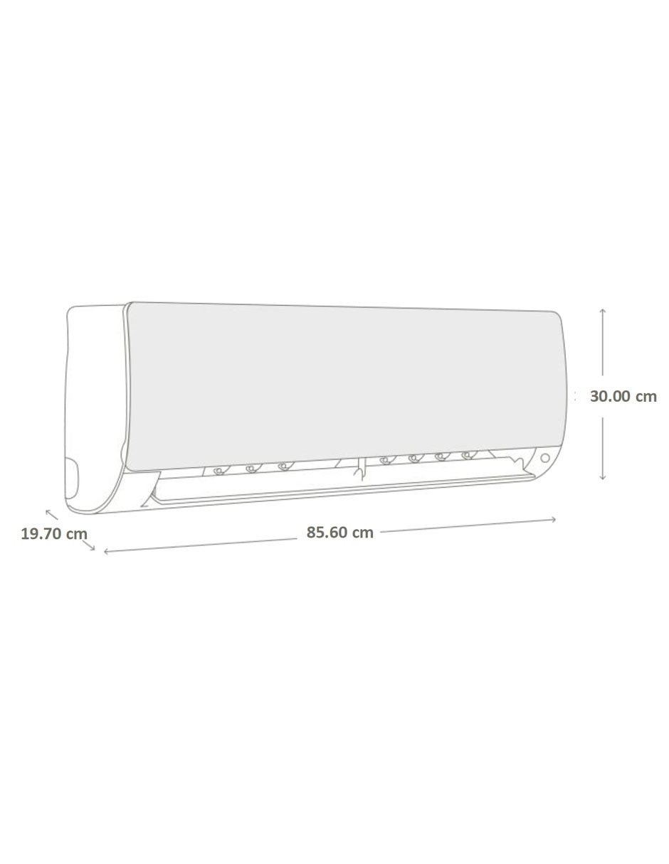 Aire acondicionado mini split inverter Frío y calor 12000 BTU HS12HFW13MI 220 V 5