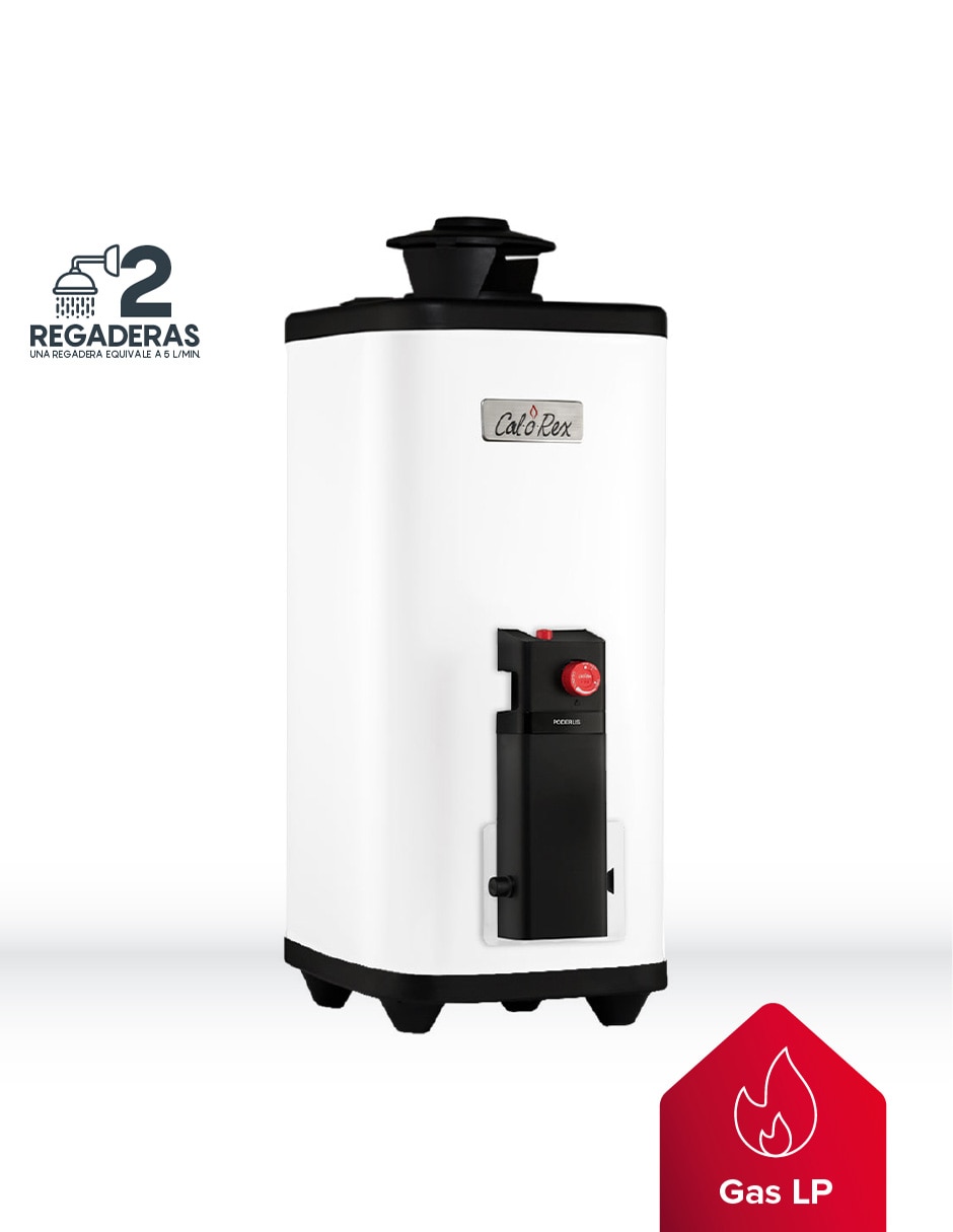 Calentador de paso PODERUS 11 LP 11 L gas lp 2