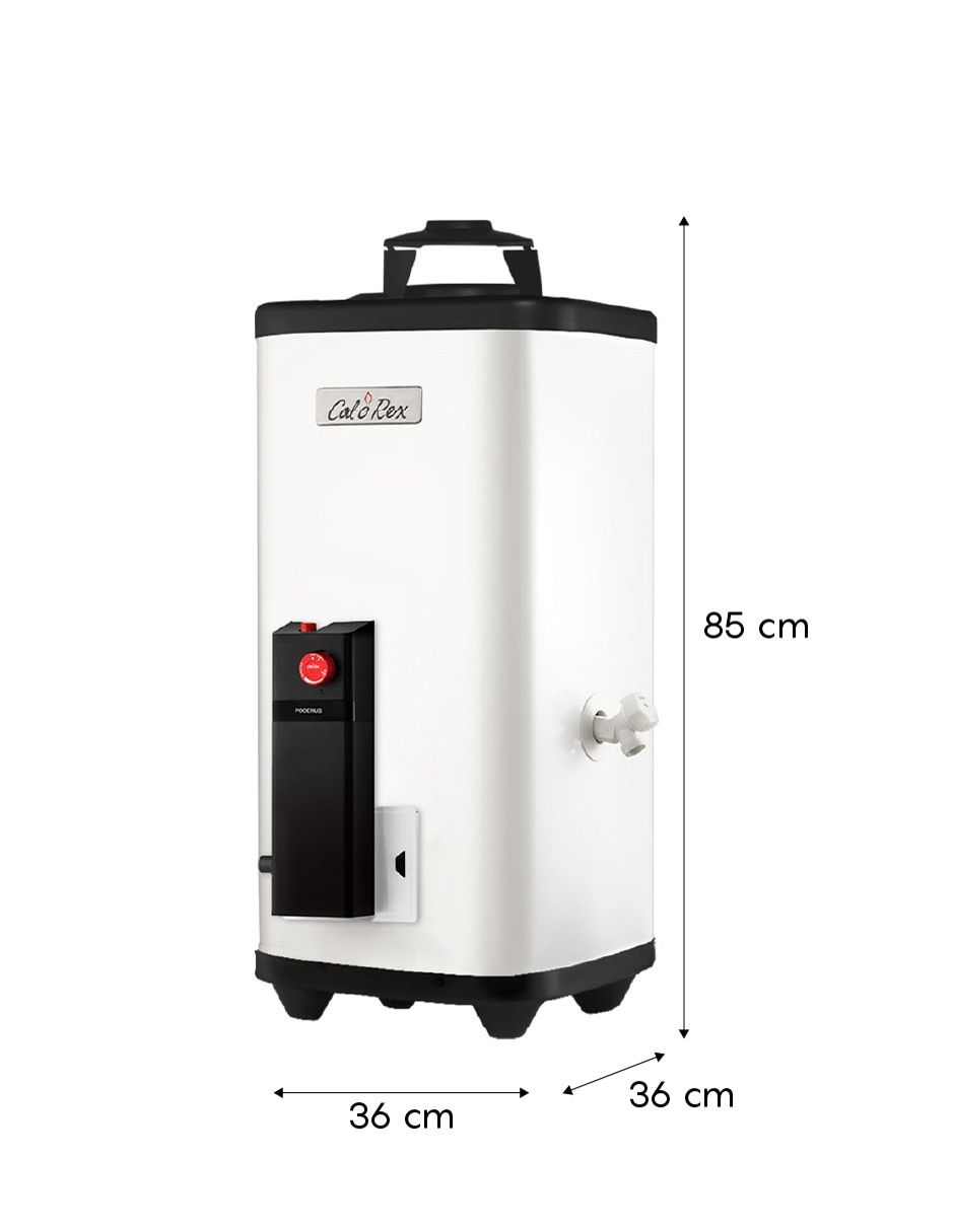 Calentador de paso PODERUS 11 LP 11 L gas lp 6