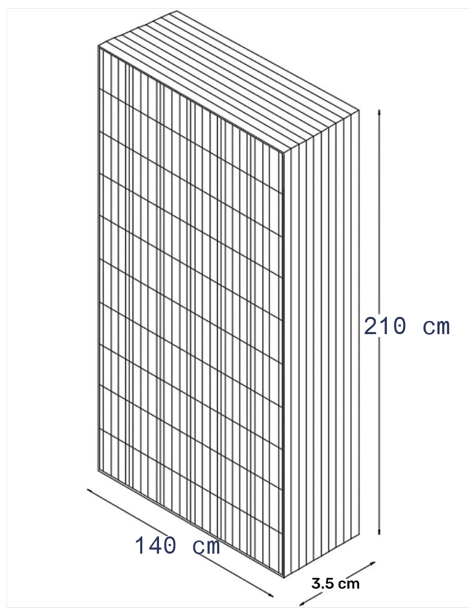 Panel Solar Monocristalino 550W Set de 8 3