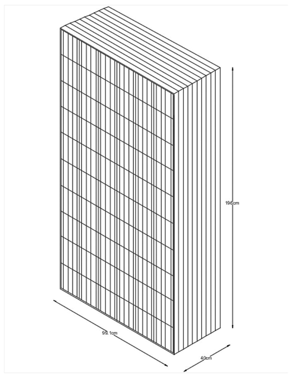 Panel Solar Monocristalino 550W Set de 4 3