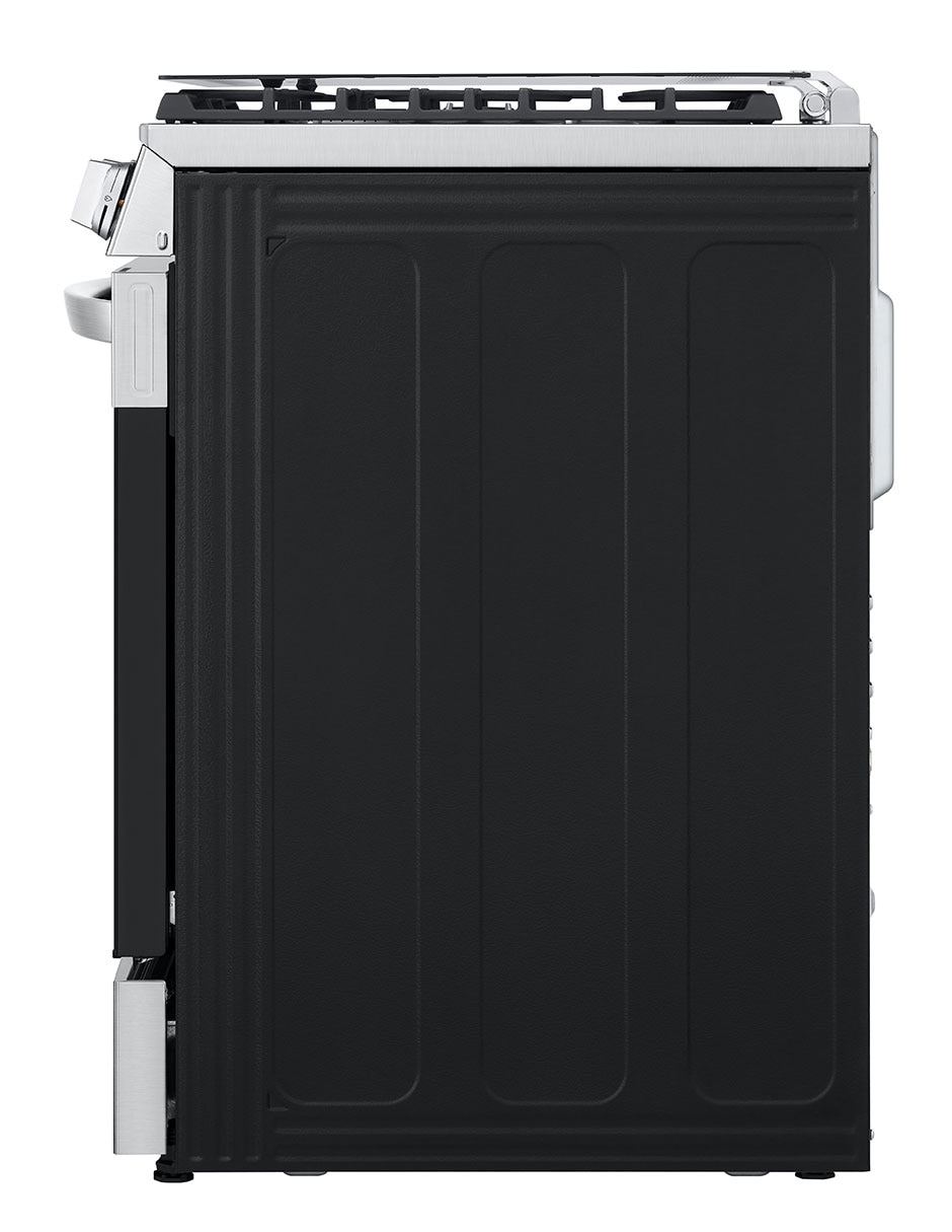 Estufa de piso a Electrónica Lupin 2 76 cm LRGL5843S de 5 quemadores 5