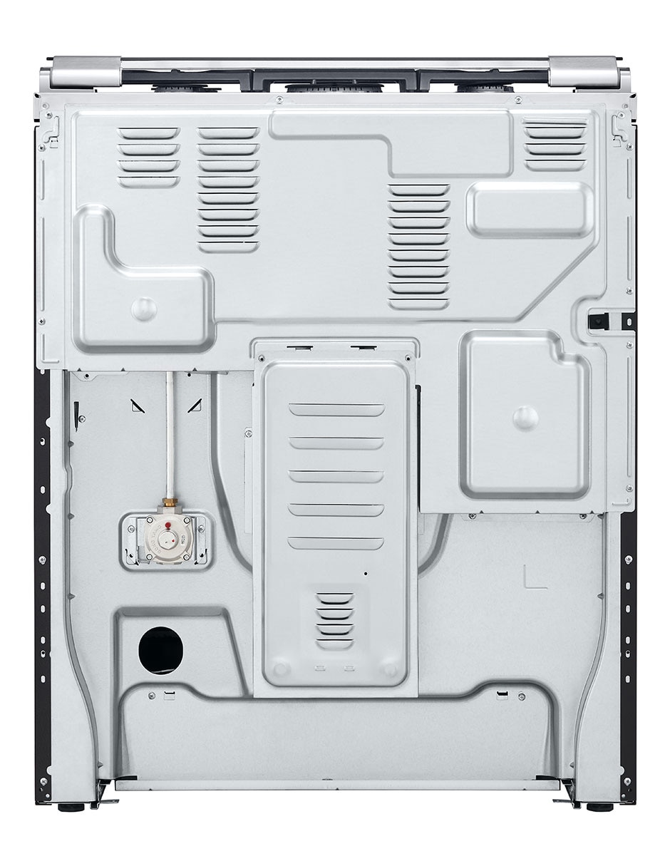 Estufa de piso a Electrónica Lupin 2 76 cm LRGL5843S de 5 quemadores 7