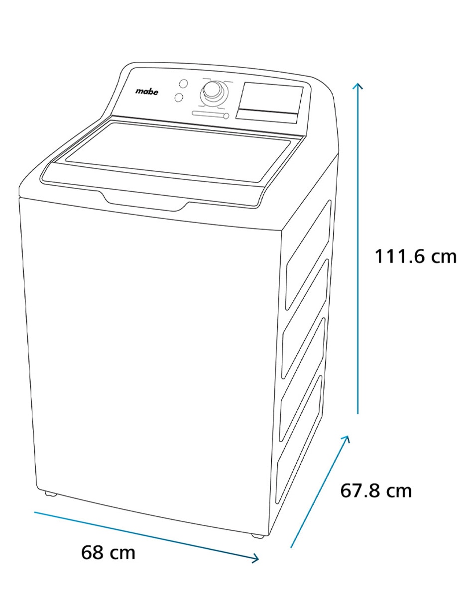 Lavadora 25 kg automática carga superior lmp75201wdab0 18