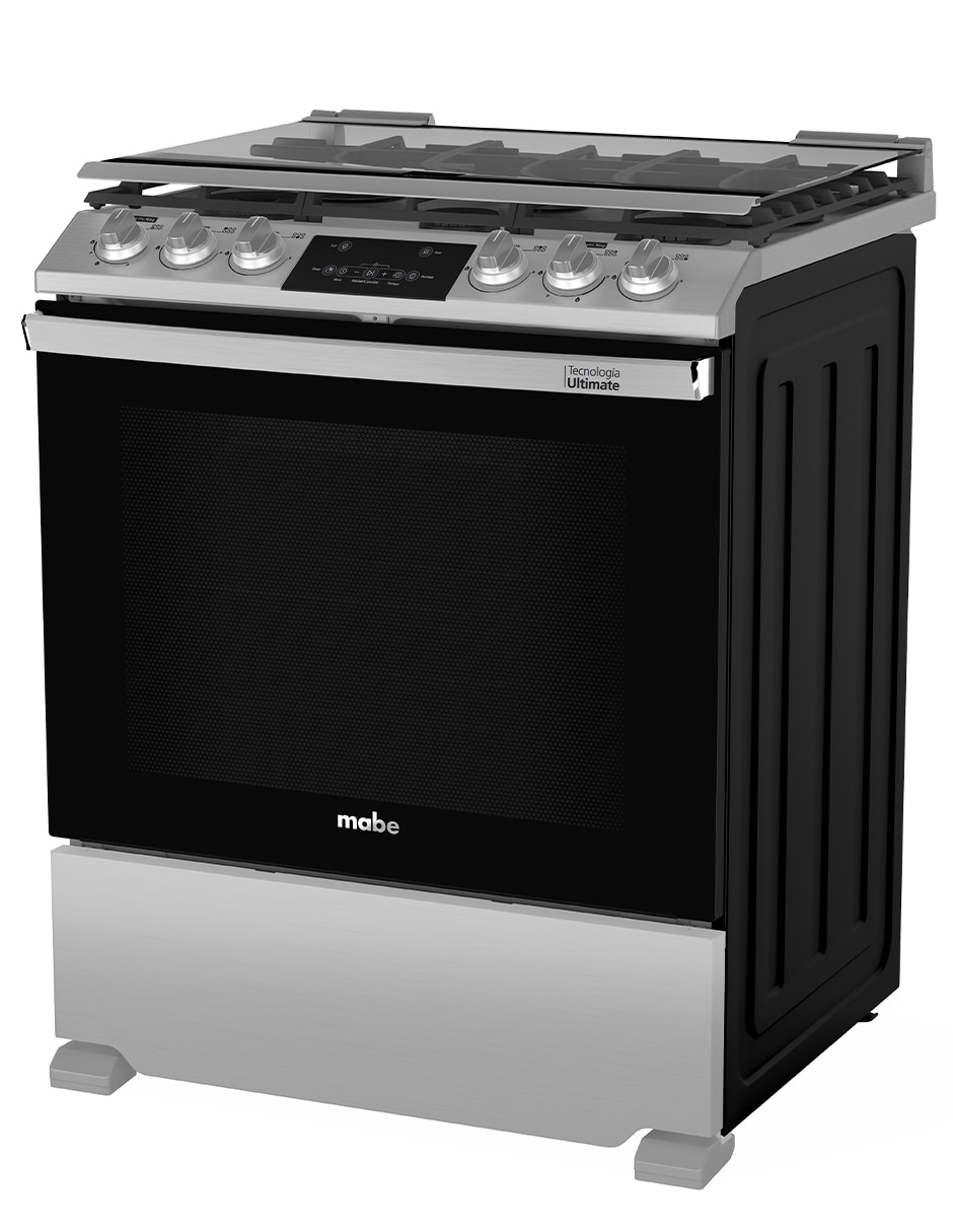 Estufa de piso a Gas LP Ultimate 72 cm EMH7614DATSS0 de 6 quemadores 14
