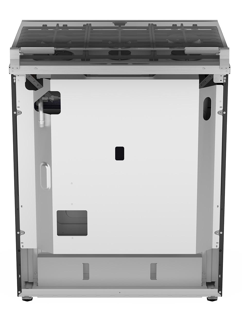Estufa de piso a Gas LP Ultimate 72 cm EMH7614DATSS0 de 6 quemadores 5