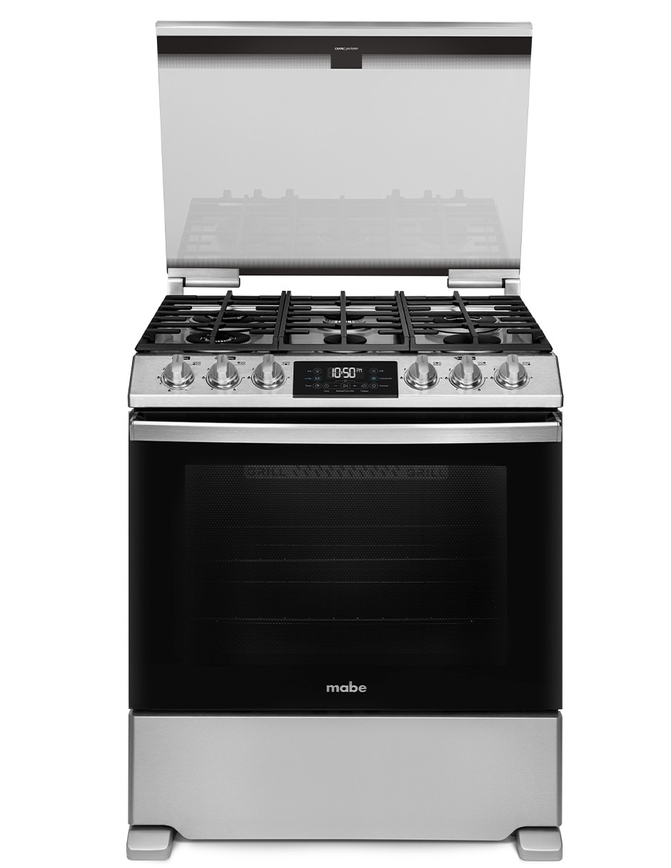 Estufa de piso a Gas LP Ultimate 72 cm EMH7614DATMSS0 de 6 quemadores 12