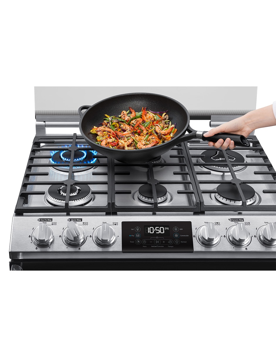 Estufa de piso a Gas LP Ultimate 72 cm EMH7614DATMSS0 de 6 quemadores 13