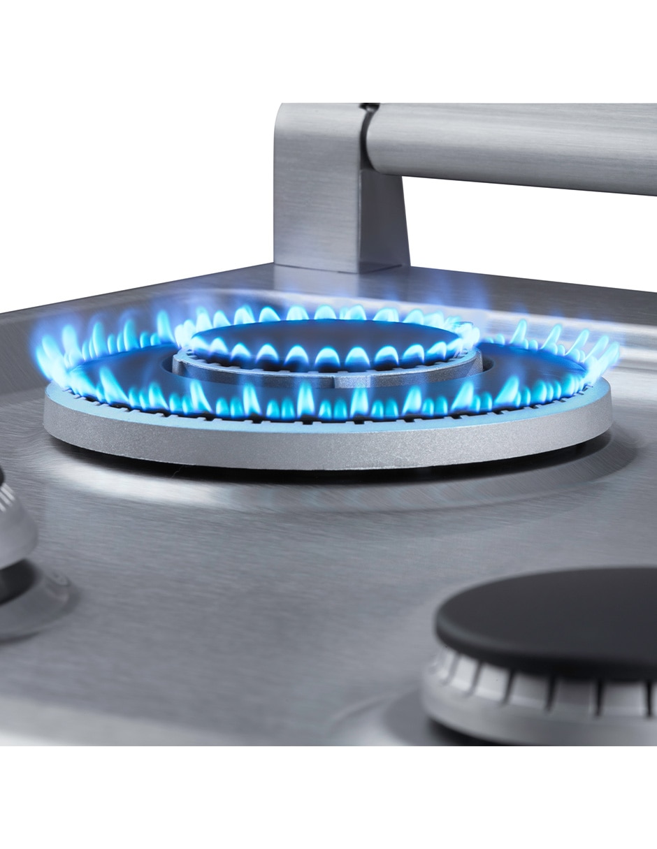 Estufa de piso a Gas LP Ultimate 72 cm EMH7614DATMSS0 de 6 quemadores 23