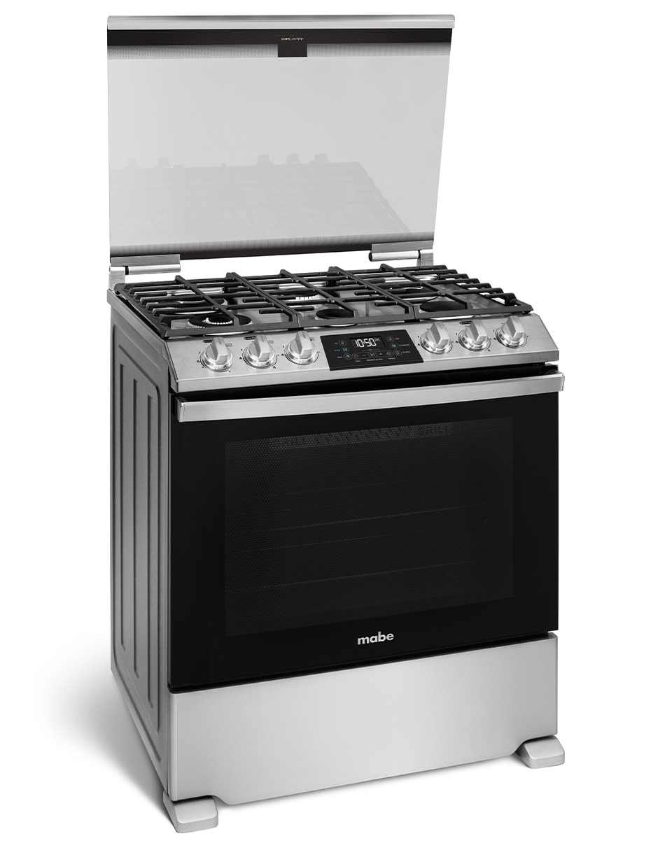 Estufa de piso a Gas LP Ultimate 72 cm EMH7614DATMSS0 de 6 quemadores 6