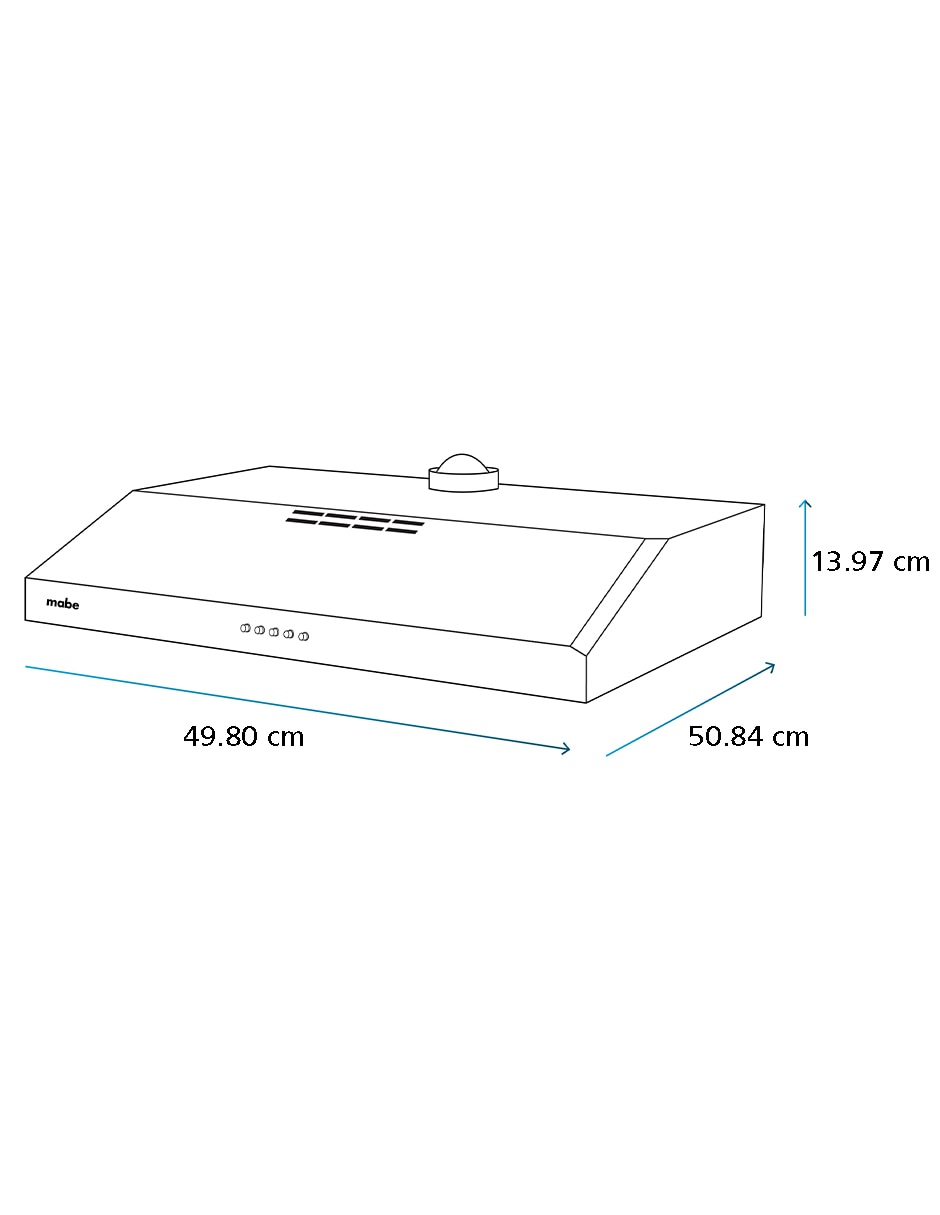 Estufa de piso Ultimate Estufa: 50 cm. Campana: 50 cm EM5043CMPU501G de 4 quemadores 12