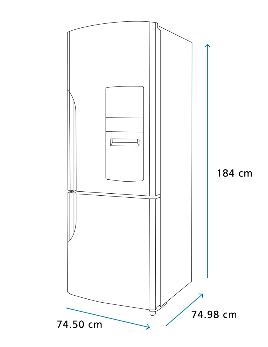 Refrigerador bottom mount 18 pies cúbicos Tecnología no frost RMB520IWMRP1 16