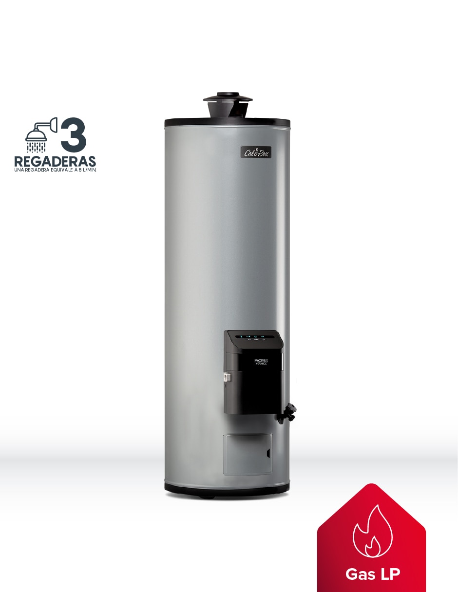 Calentador de depósito MAXIMUS ADV 103 L gas lp 2