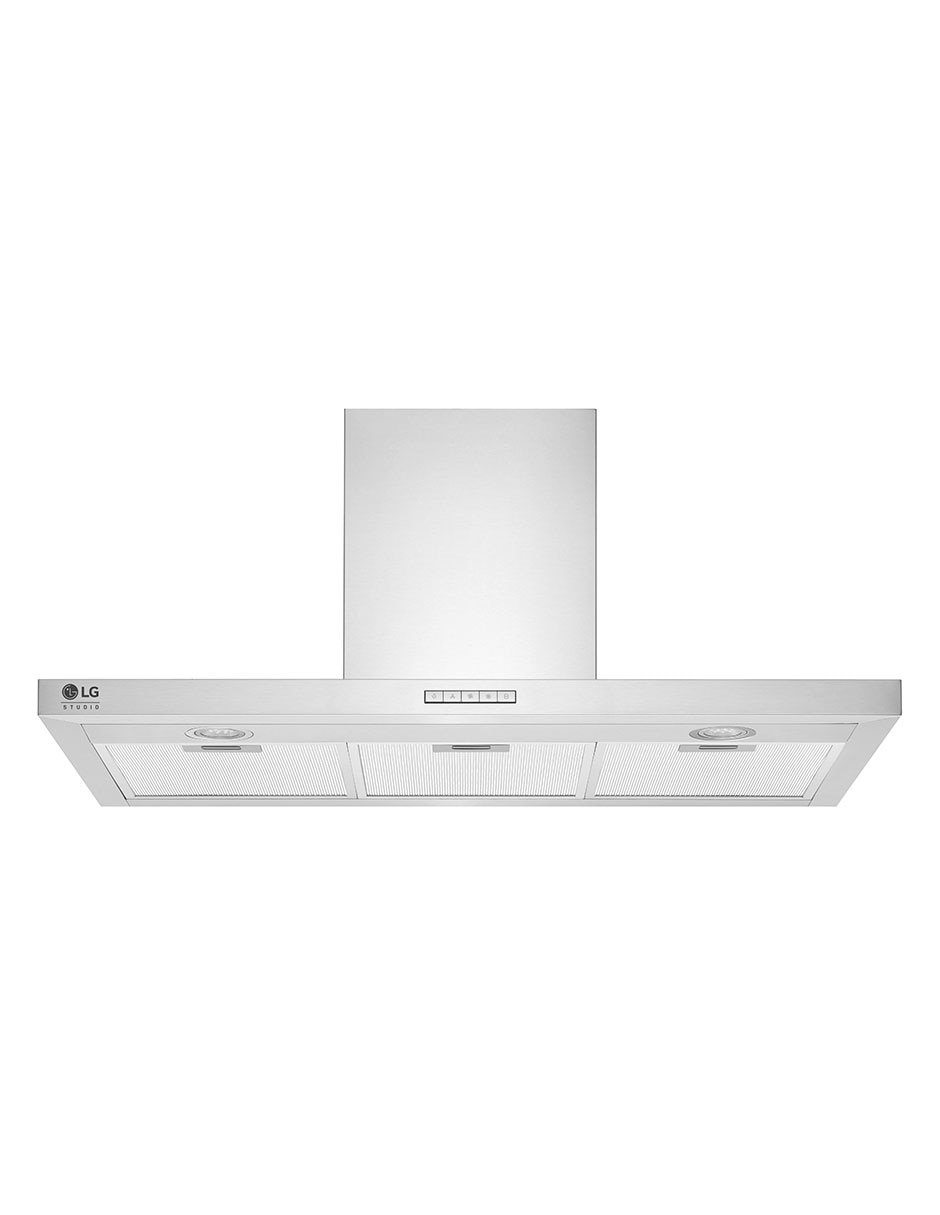 Combo estufa de piso a gas lp Lupin 2 74 cm LG.EST.LRGL5847S+CAM de 5 quemadores + campana 7