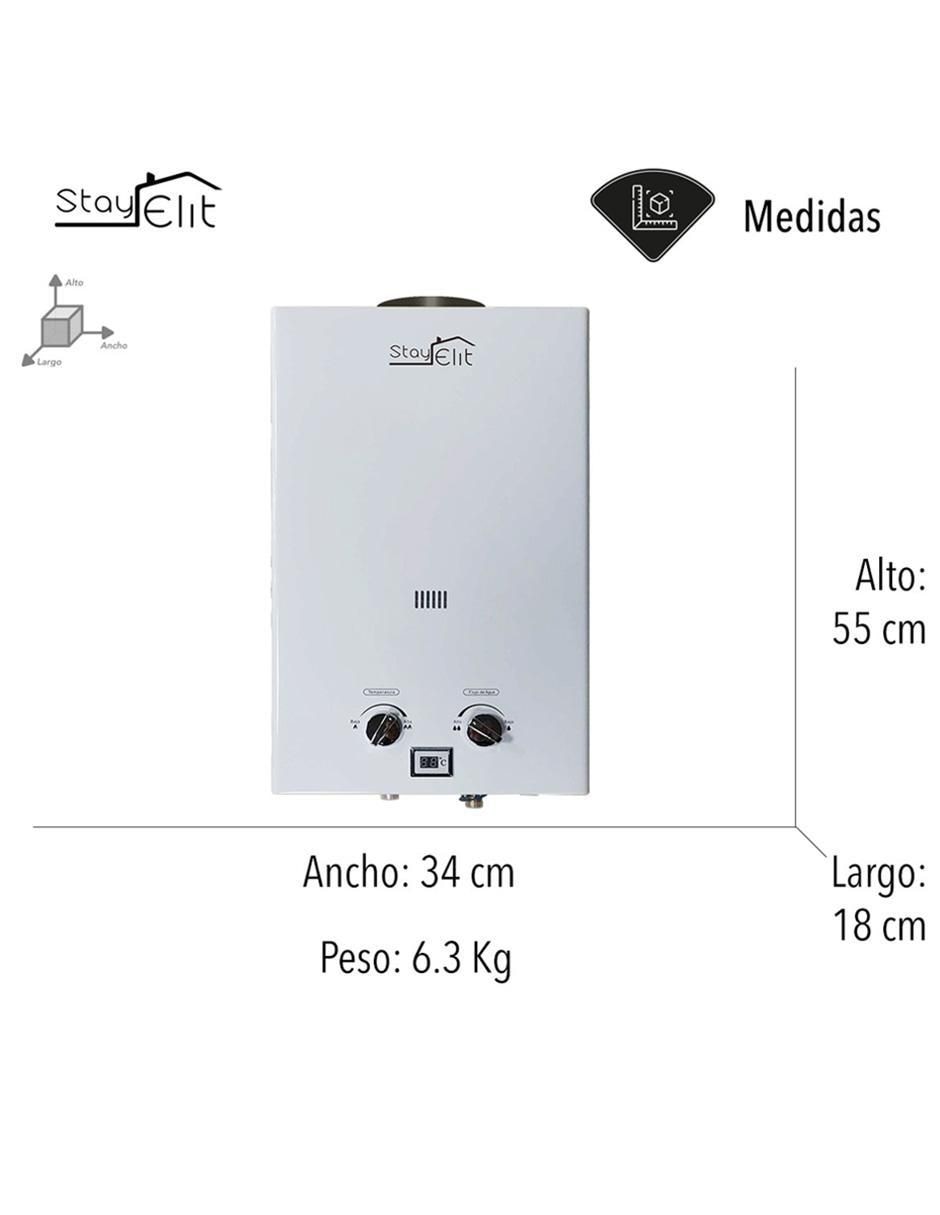 Calentador instantáneo CALE-02 12 L gas lp 6
