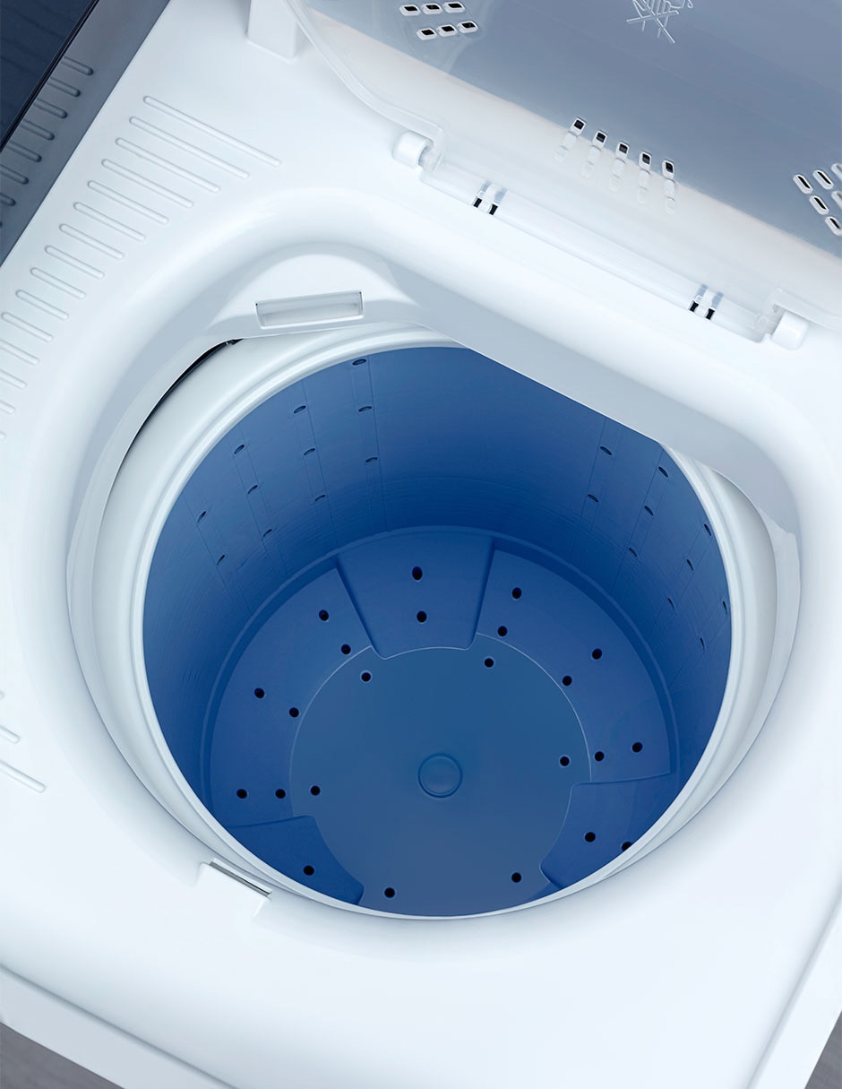 Lavadora doble tina semiautomática carga superior LMDX224HBAB0 11