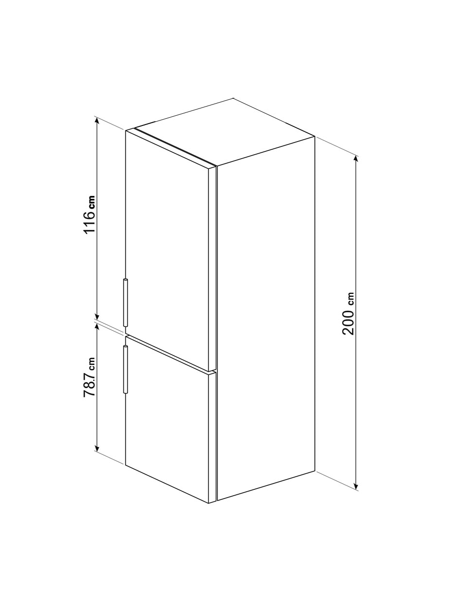 Refrigerador bottom mount 12 pies cúbicos inverter no frost FC20UXDNE 10