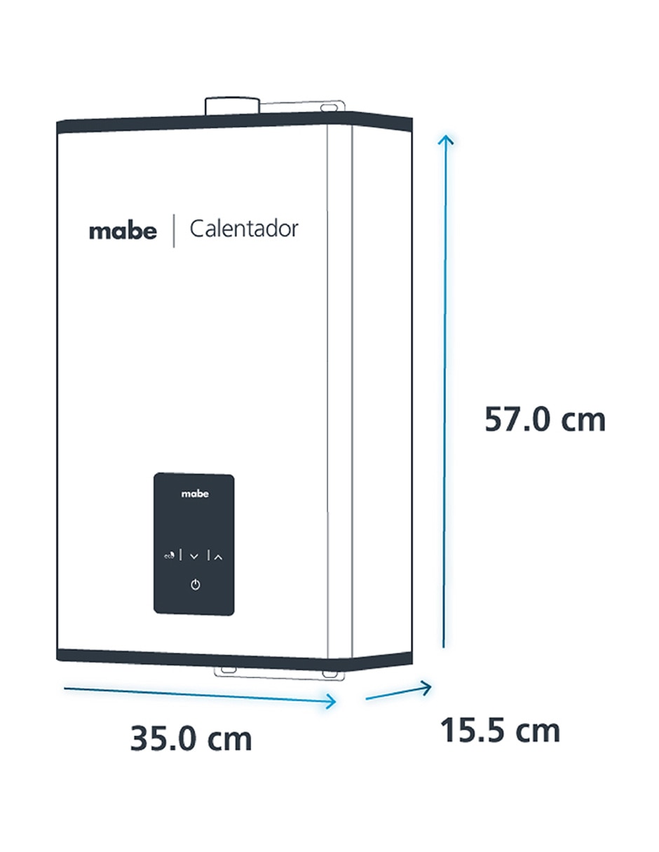 Calentador instantáneo CMM16M1FSLP 16 L gas lp 9