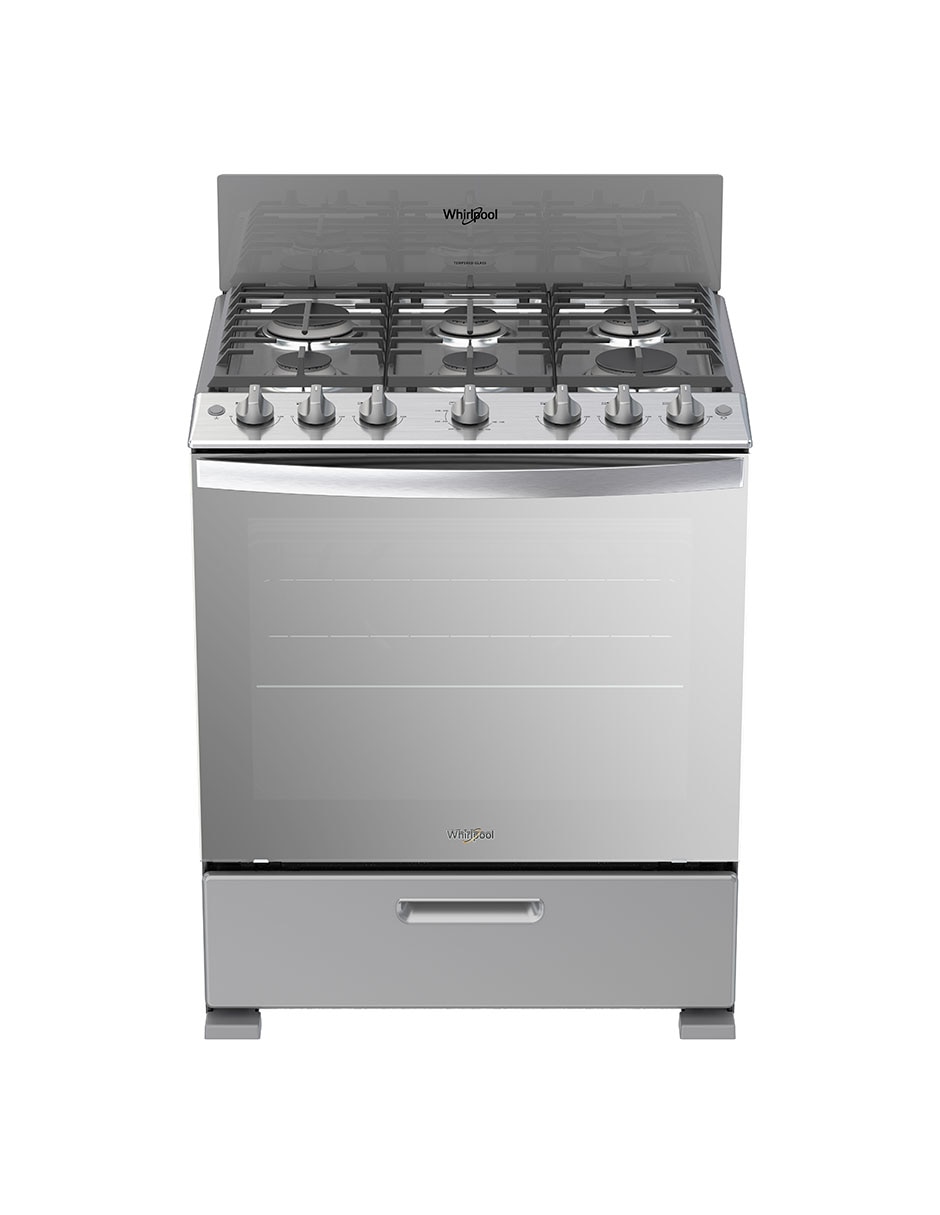 Estufa de piso a gas lp 76cm WFR3400D de 6 quemadores Estufa de piso a gas lp 76cm WFR3400D de 6 quemadores