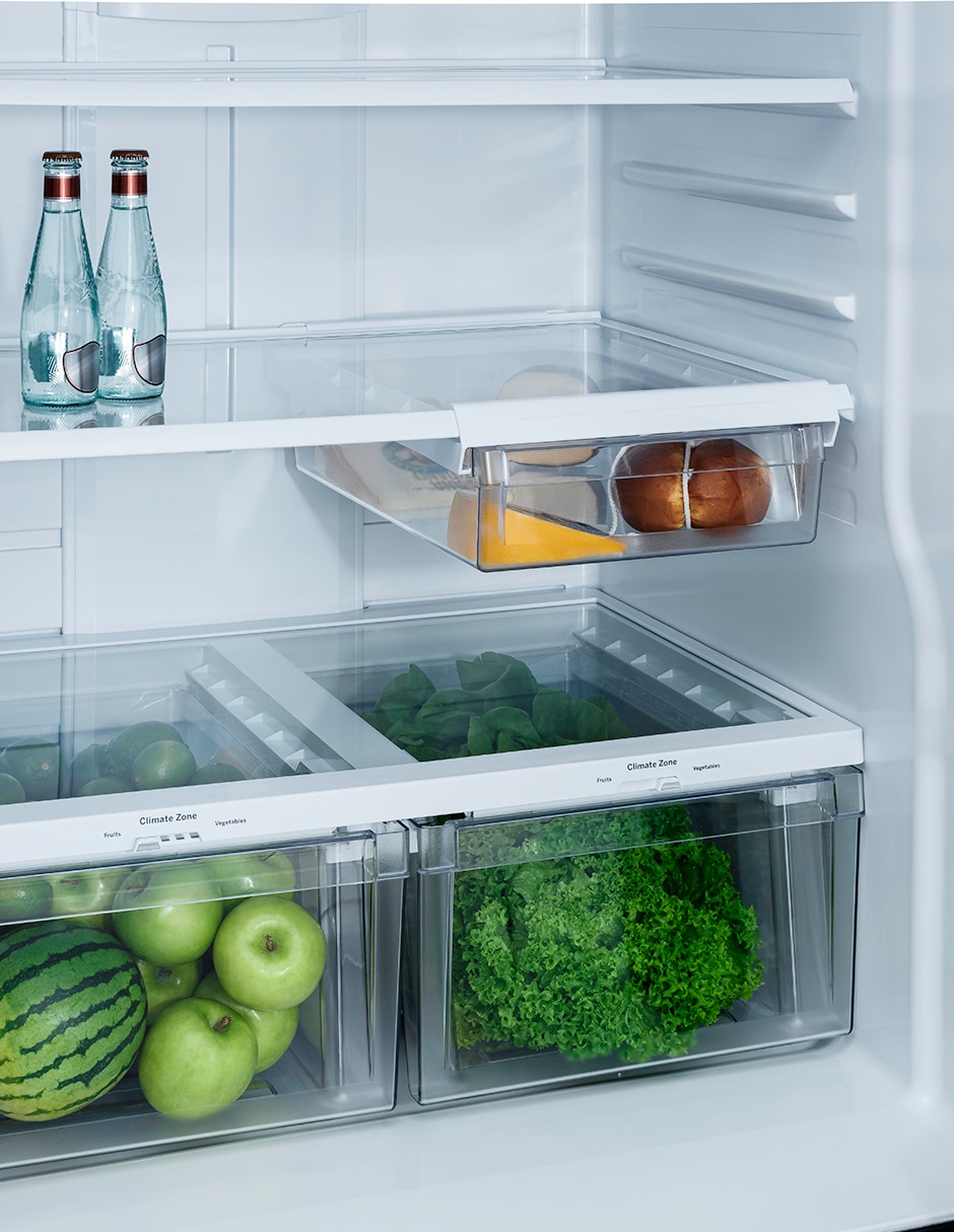 Refrigerador bottom mount 48 pies cúbicos no frost y fábrica de hielo GEMIDF25EYRCFS 4