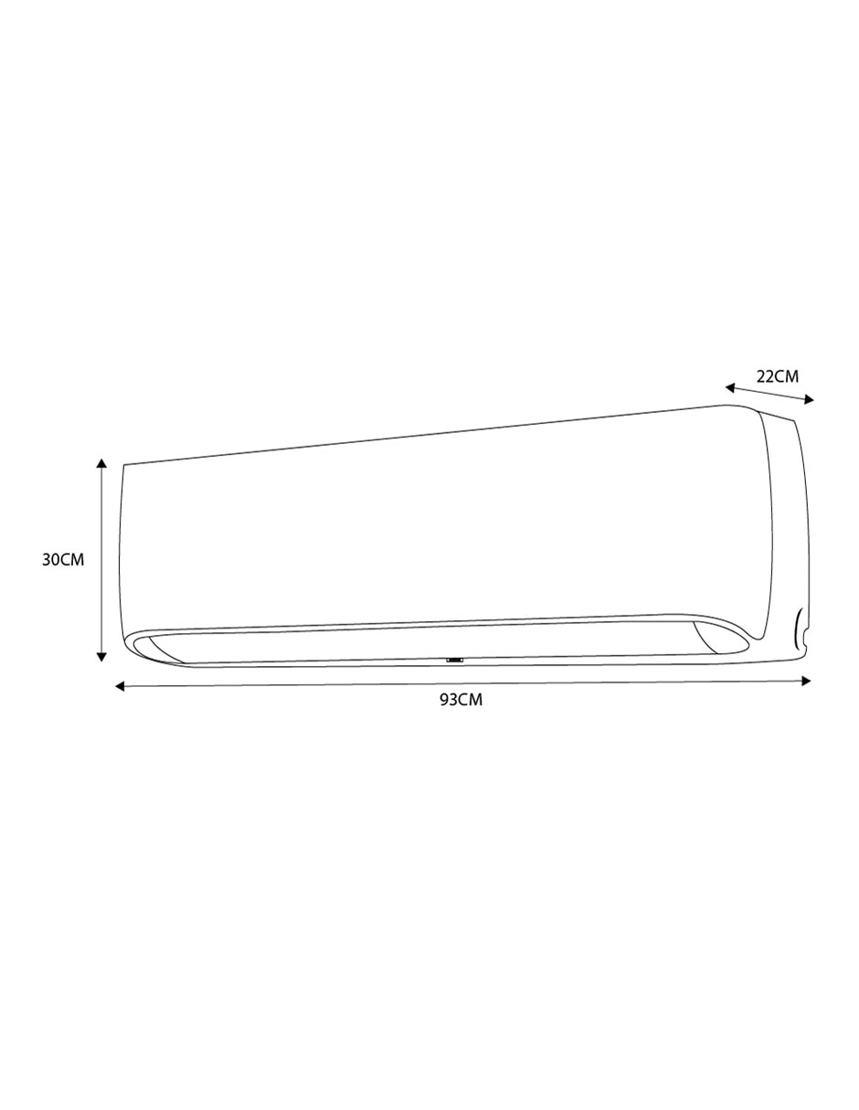 Aire acondicionado mini split Frío y calor 18000 BTU AH182CF 220 V 7