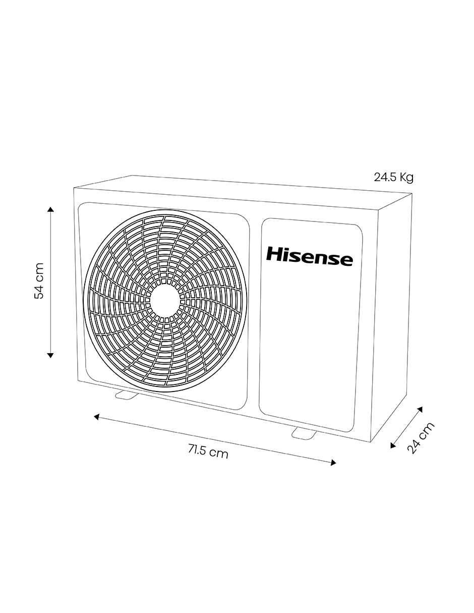 Aire acondicionado mini split Frío 12000 BTU AC122CF 8