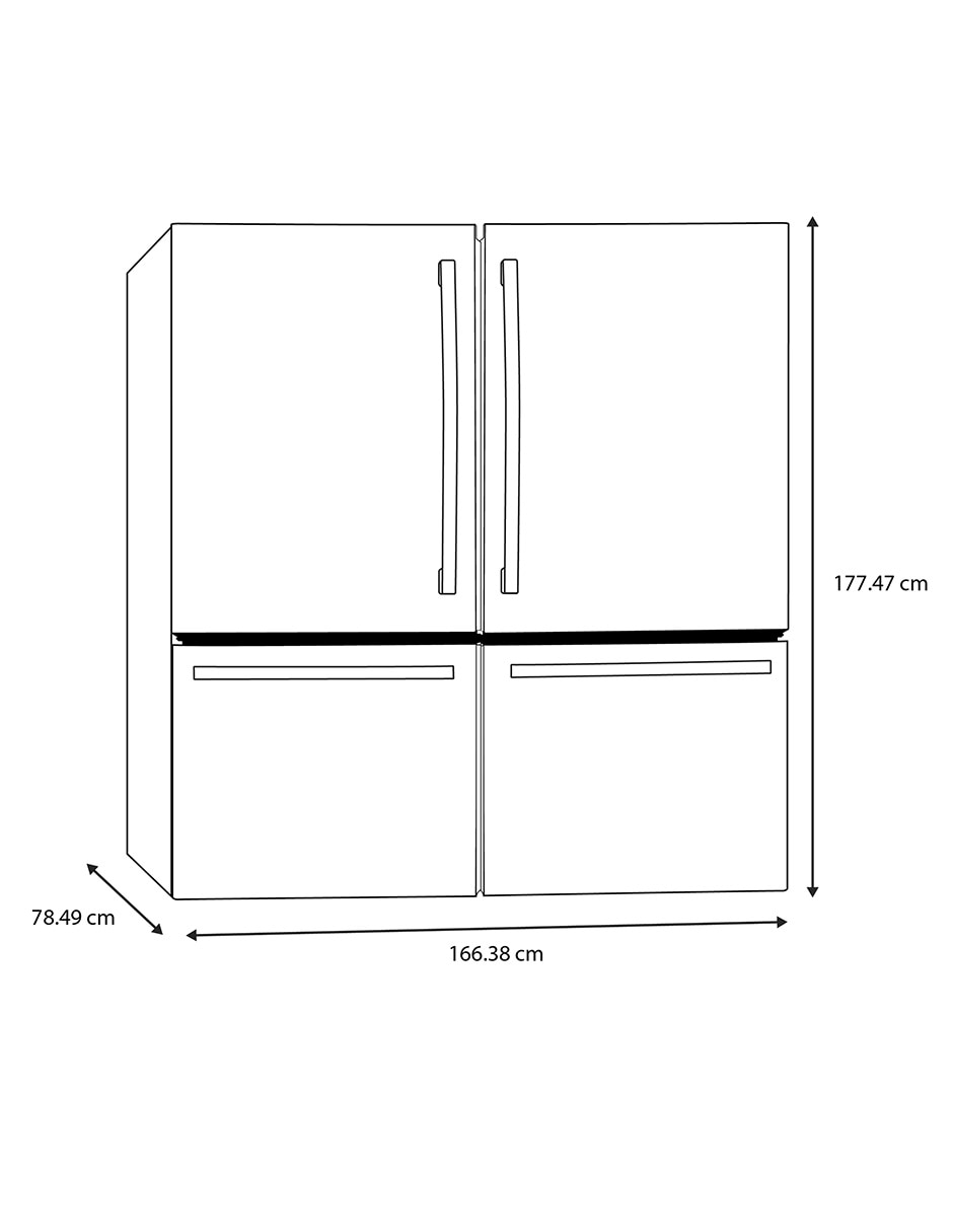 Refrigerador bottom mount 38 pies no frost y fábrica de hielo GEMPDF19EBTCDS 7