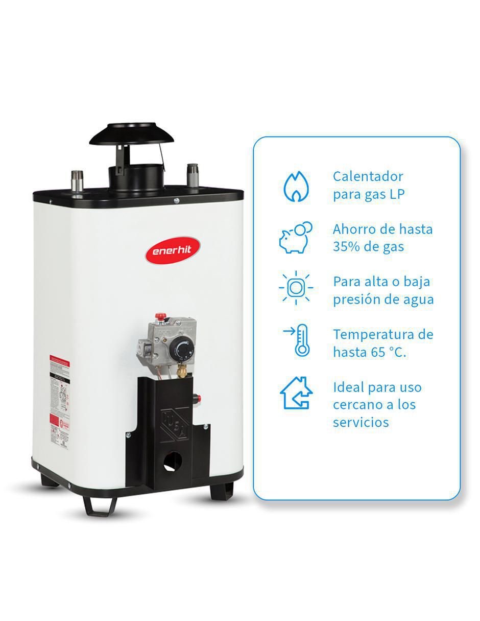 Calentador Alta Recuperación R12 2.5 Servicios 12 Litros Gas LP 2