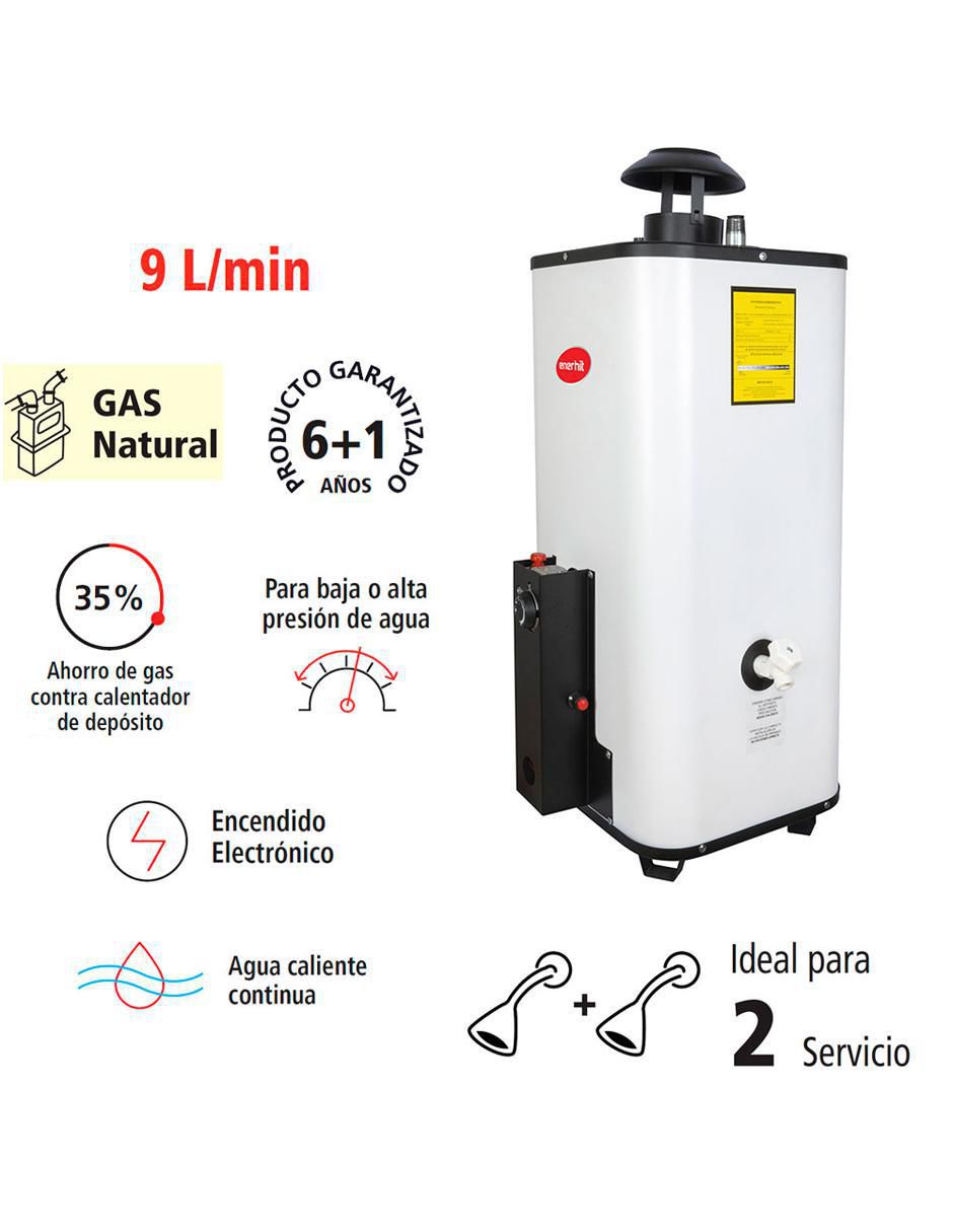 Calentador alta recuperación R09 Nat 9 L gas natural 4