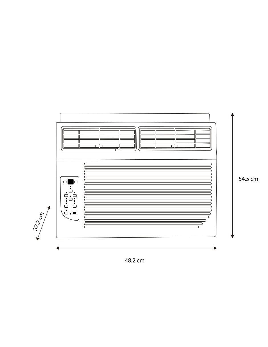Aire acondicionado de ventana frío 12000 BTU MAW12C1OUM 110 V 9