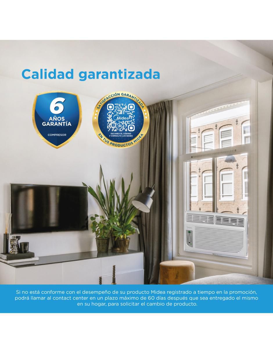 Aire acondicionado de ventana frío 12000 BTU MAW12C1OUM 110 V 8