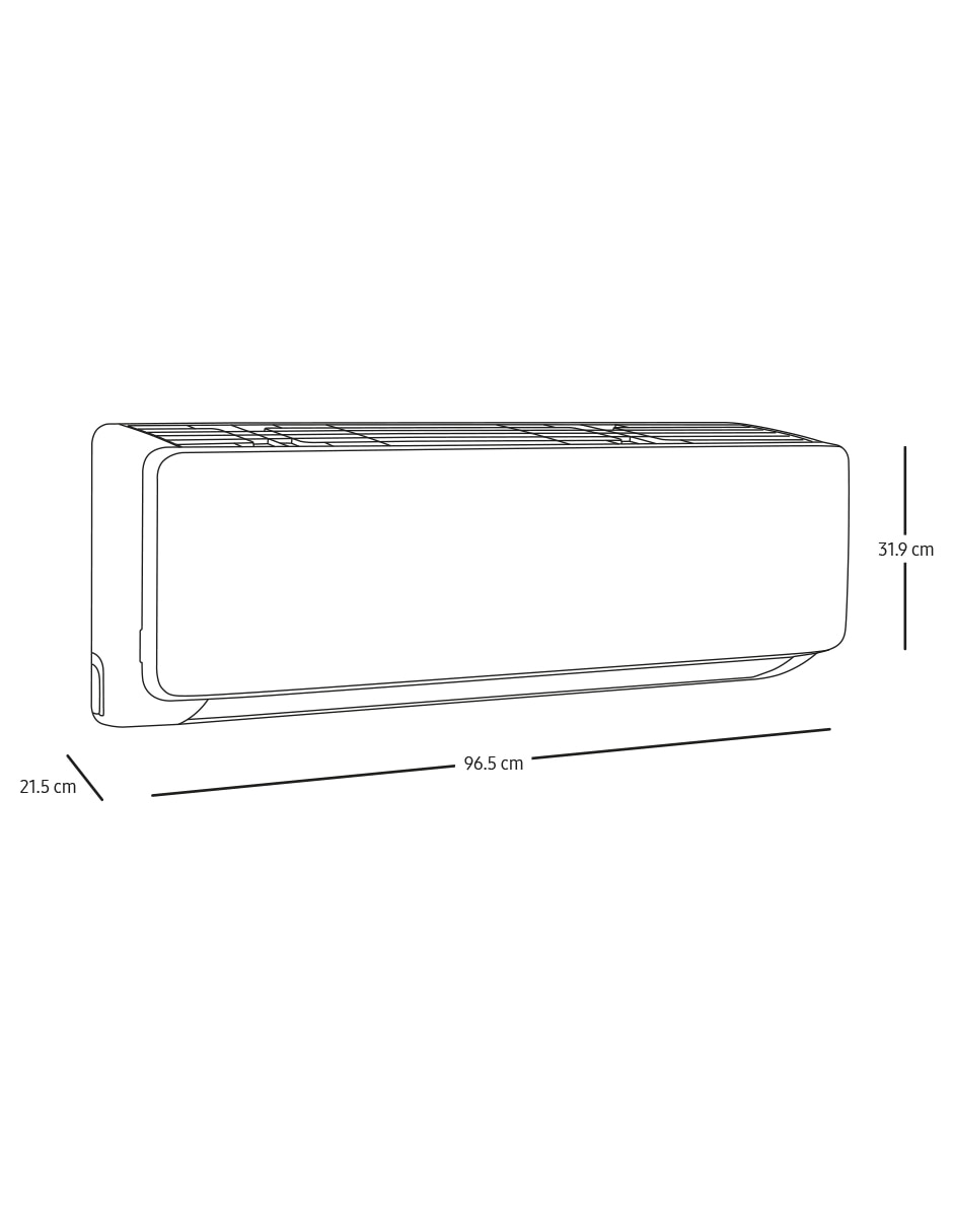 Aire acondicionado mini split frío 17000 BTU AR18BRHQEWK/AX 220 V