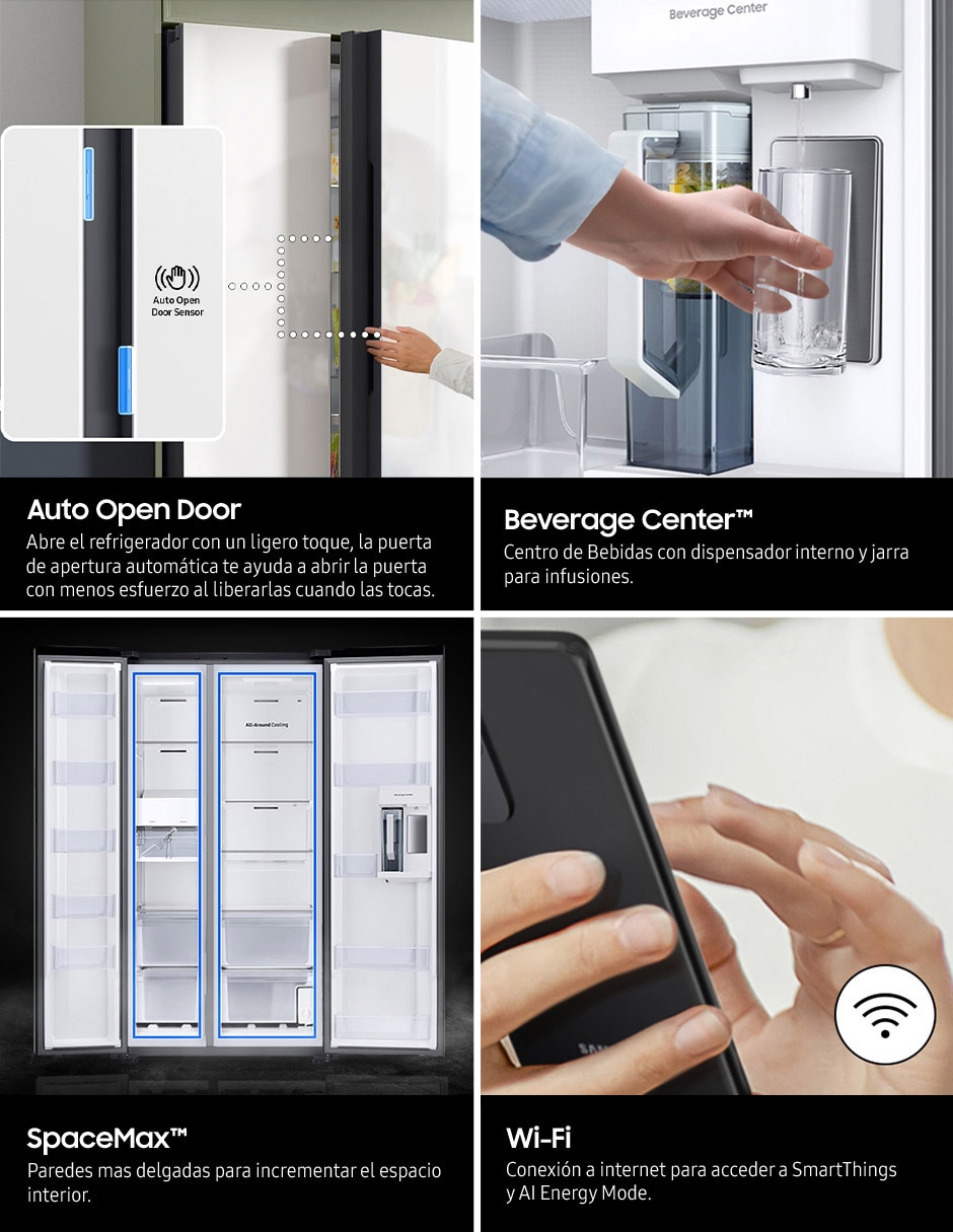Refrigerador dúplex 28 pies cúbicos inverter y no frost y fábrica de hielo RS28CB760A12EM 9