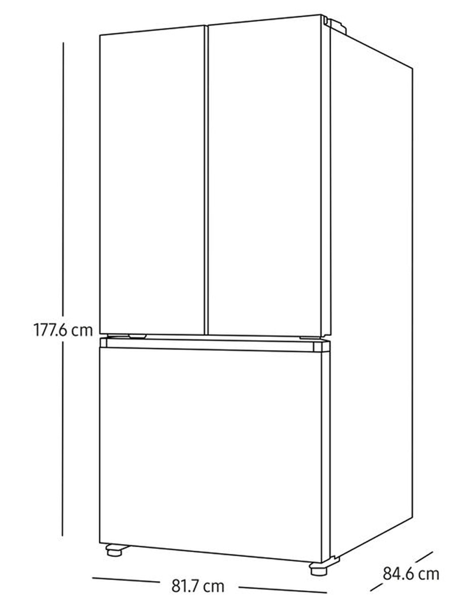 Refrigerador French Door 25 pies cúbicos inverter y fábrica de hielo RF25C5551S9/EM 8