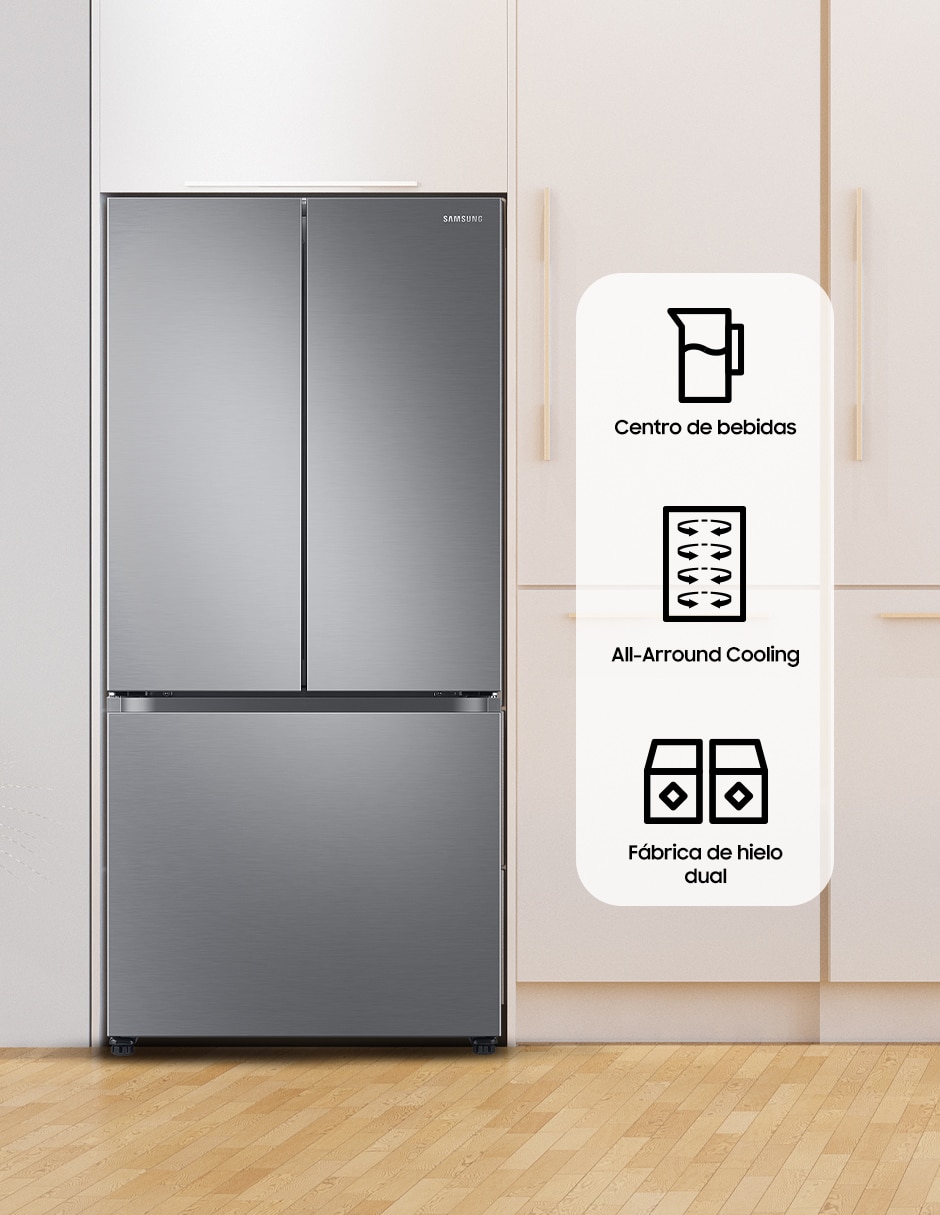Refrigerador French Door 25 pies cúbicos inverter y fábrica de hielo RF25C5551S9/EM 2